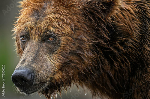 brown bear close up photo