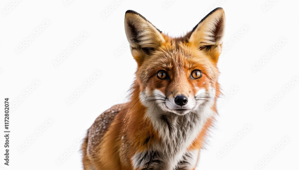 Fototapeta premium Close-up of a captivating red fox.