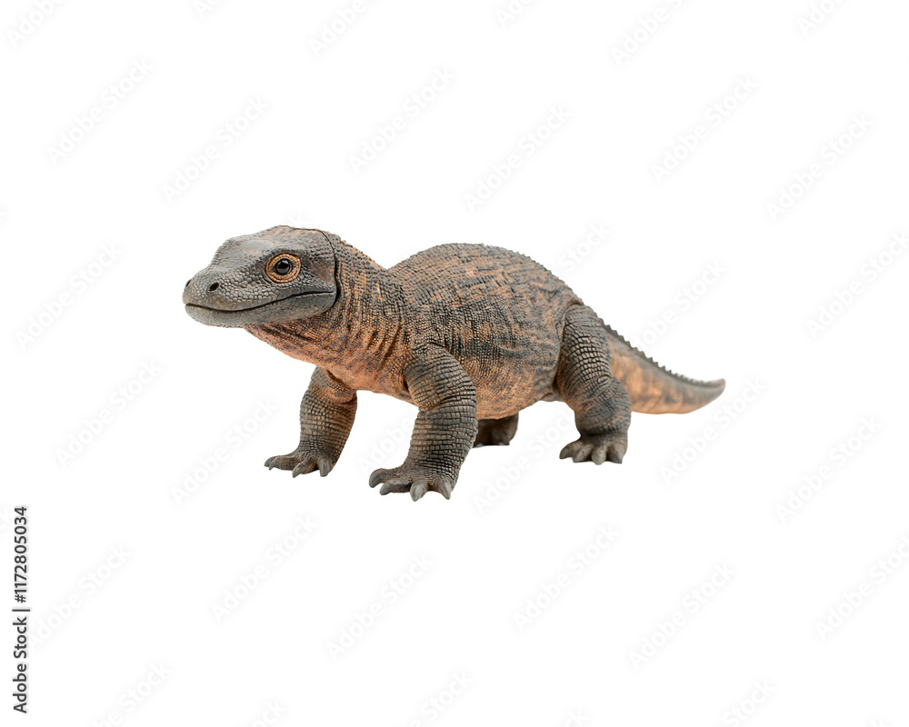 Naklejka premium A young Komodo dragon.