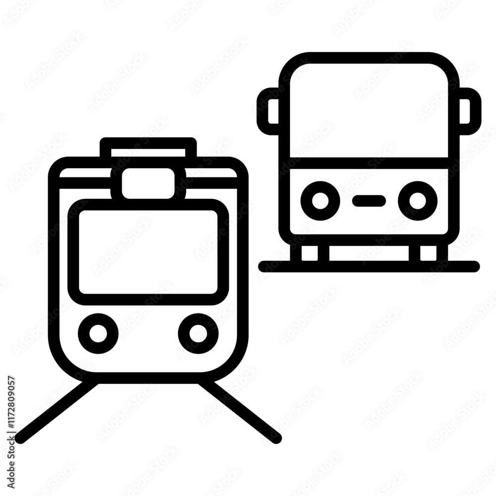 Public Transportation icon Public Transportation icon