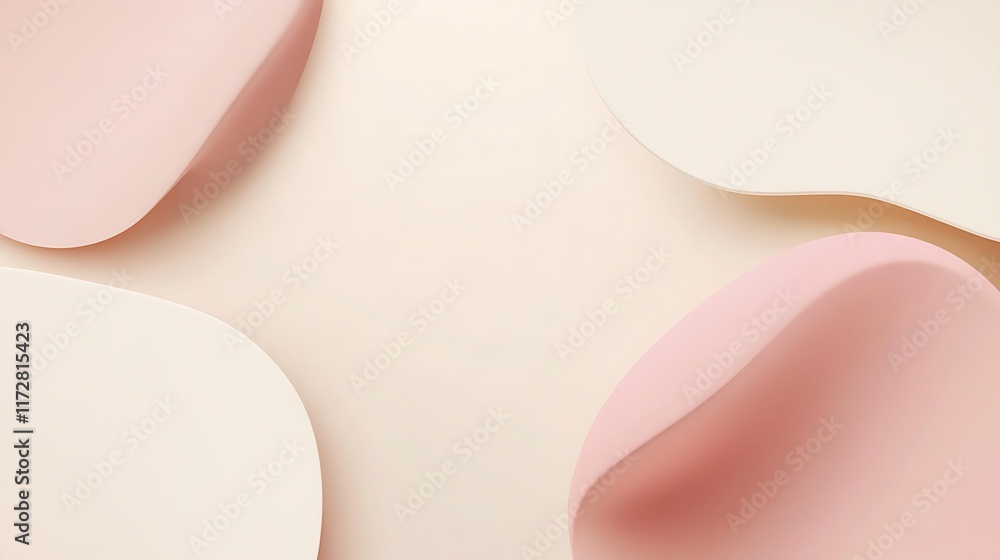 Abstract Pastel Shapes Background Design Abstract Pastel Shapes Background Design