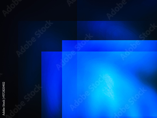 Blue abstract background with light