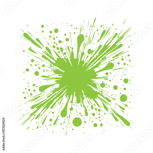 abstract colorfull ink splash vector 