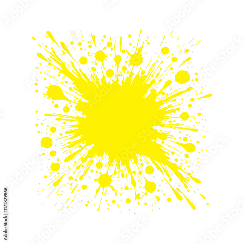 abstract colorfull ink splash vector 