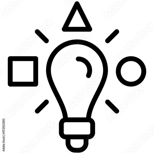 Differentiation Icon Lineal Style