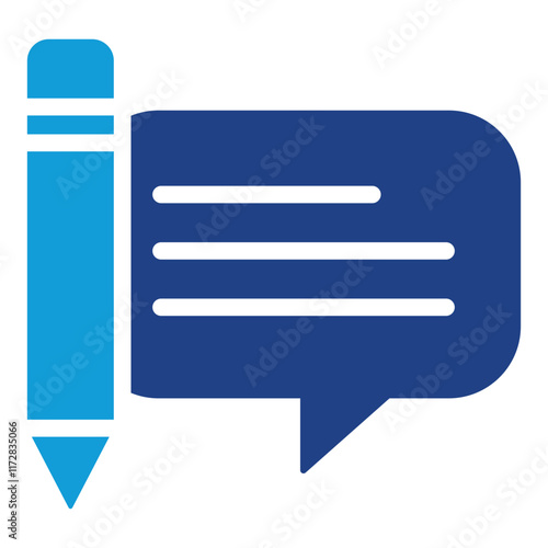 Taglines Flat Icon