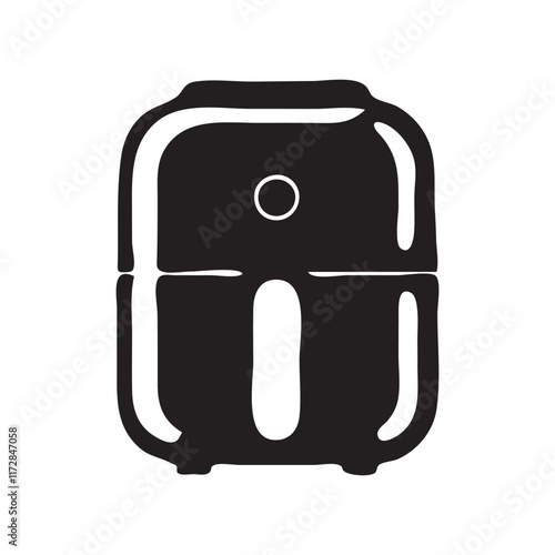 Air Fryer icon vector illustration on white background