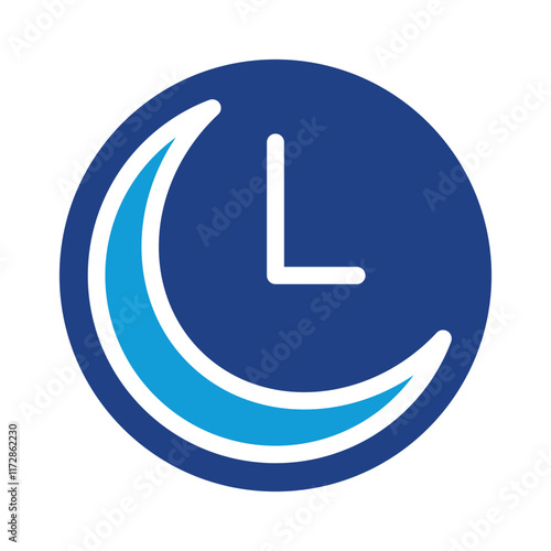 Overnight Flat Icon