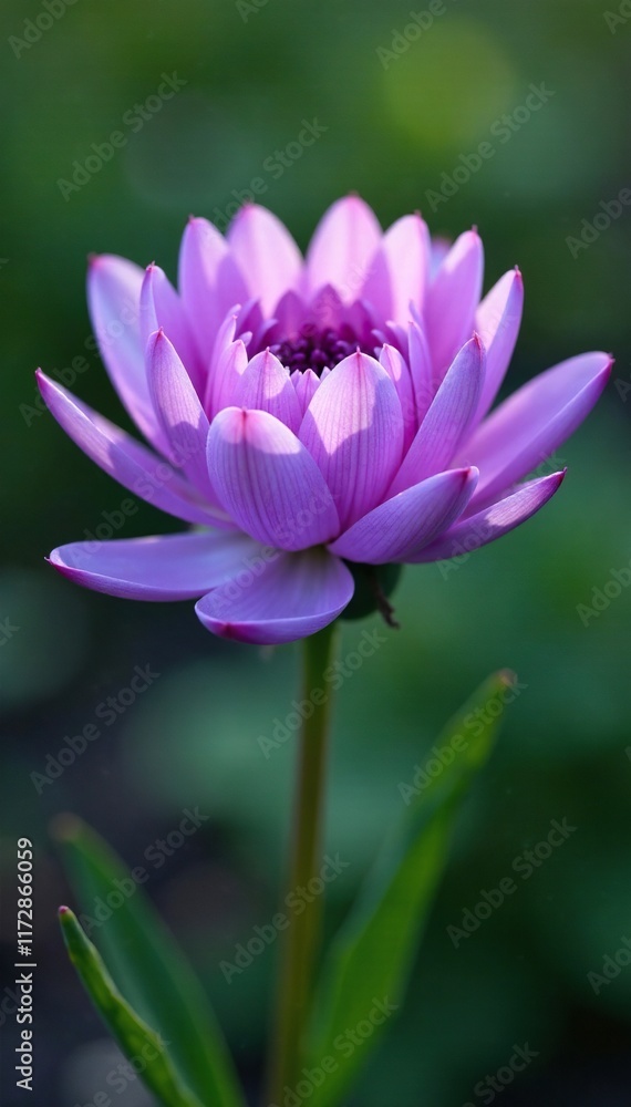 Delicate purple petals forming a flower crown, natural, spring Delicate purple petals forming a flower crown, natural, spring