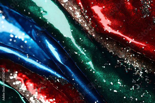 Mesmerizing Multicoloured Glitter Explosion - A Vibrant Celebration of Sparkling Colours