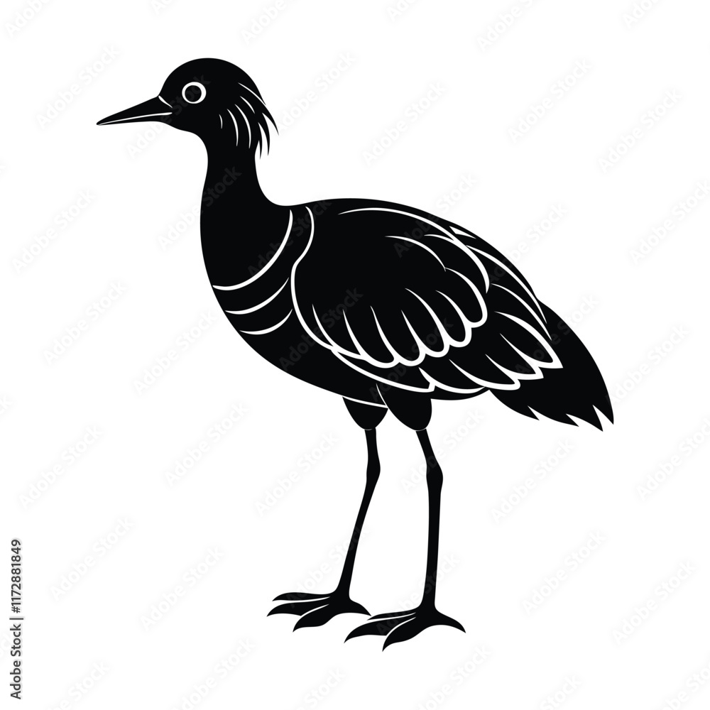 Fototapeta premium bird icon silhouette vector illustration