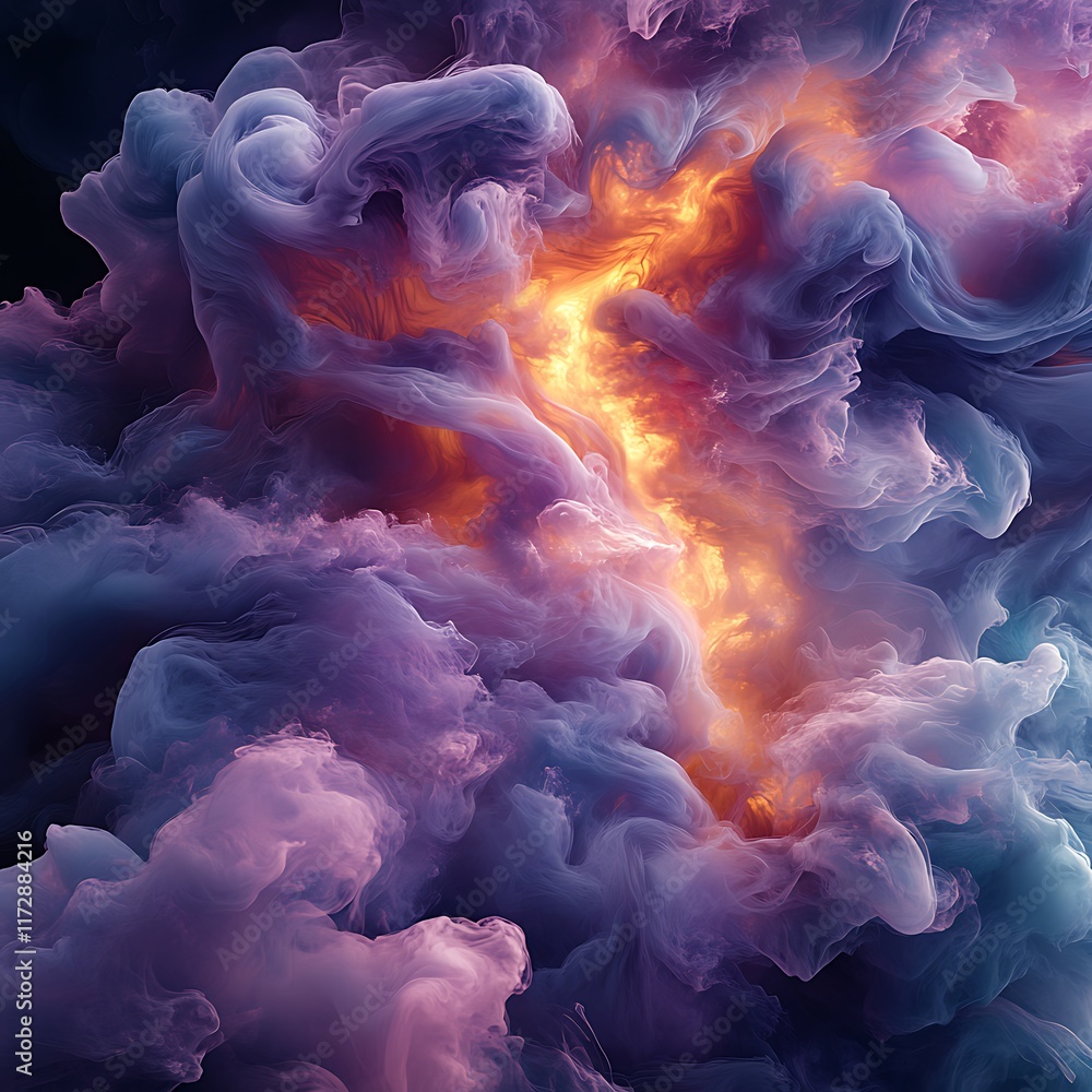 Fototapeta premium Colorful art smoke abstract background display high resolution hd image