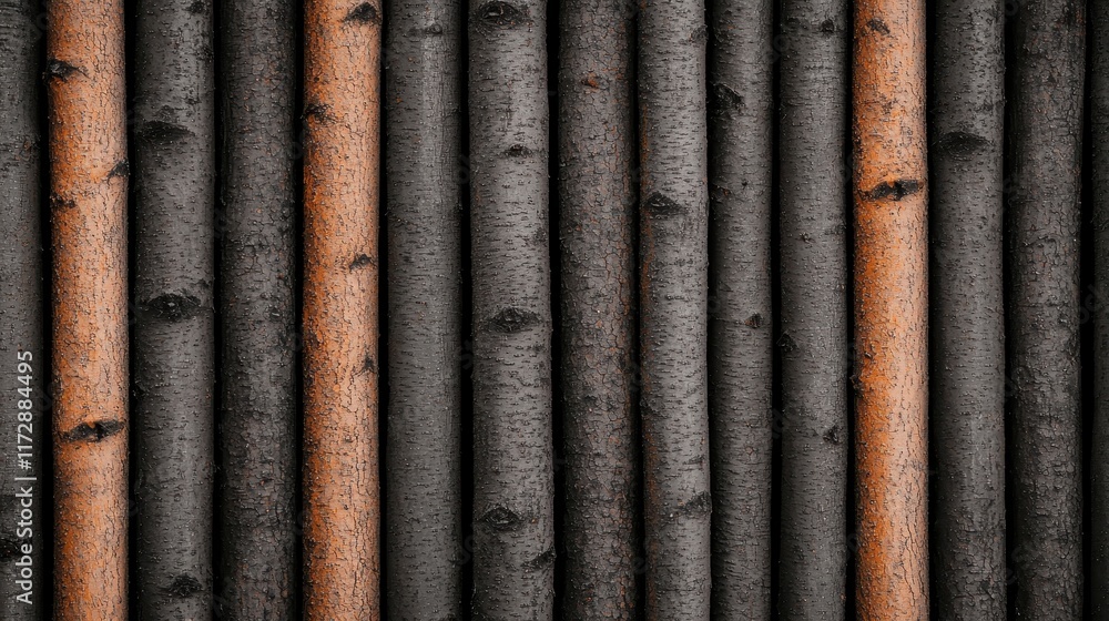 Textured Wooden Background with Black and Brown Tree Bark Patterns Textured Wooden Background with Black and Brown Tree Bark Patterns