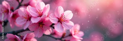 Pink hues on the petals of Wild Himalayan Cherry blossoms, color, pink, flower