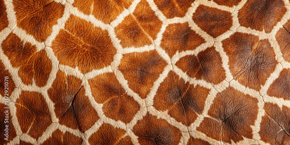 Detailed patterns of a giraffe’s skin highlight the intricate design and textures that assist in camouflage and climate adaptation in the wild Detailed patterns of a giraffe’s skin highlight the intricate design and textures that assist in camouflage and climate adaptation in the wild