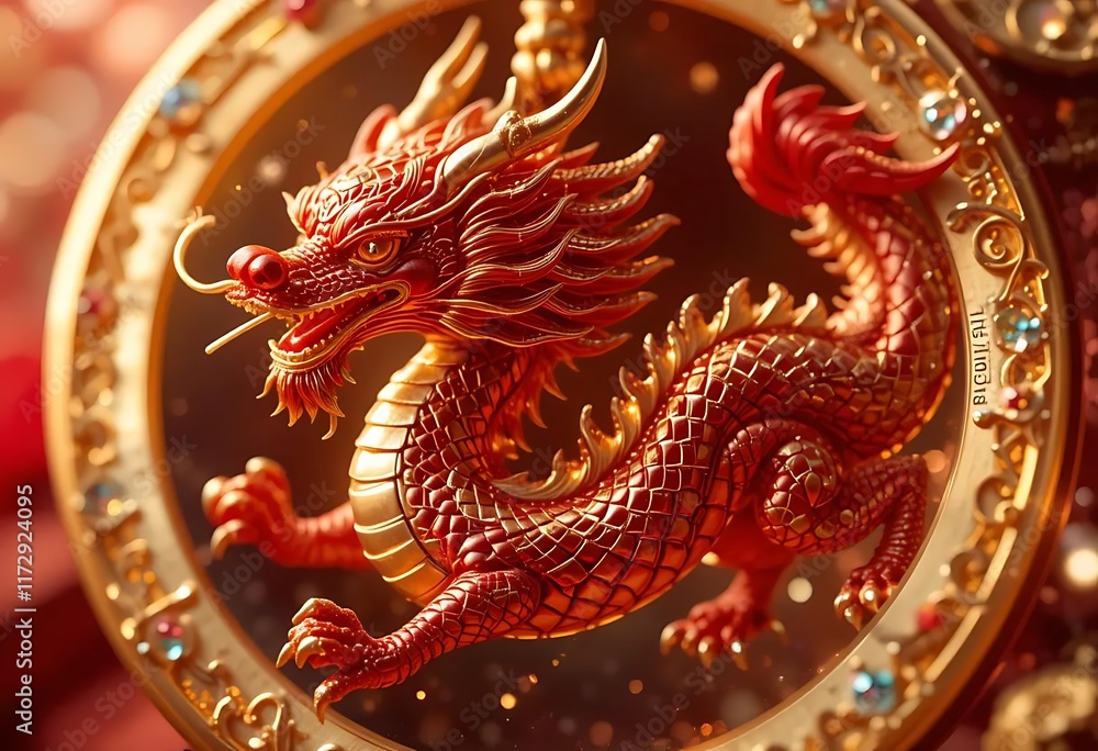 Fototapeta premium chinese style dragon