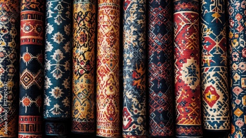 Traditional patterns in textile designs reflect cultural heritage and aesthetic values from diverse regions