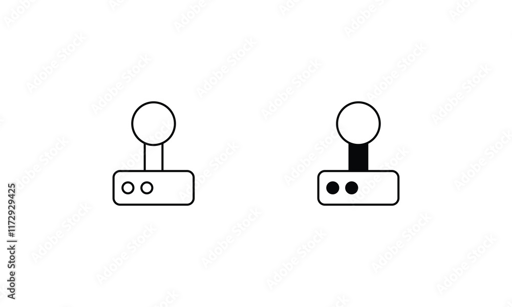 Obraz premium Joy Stick icon. Computer hardware icon design. vector graphic