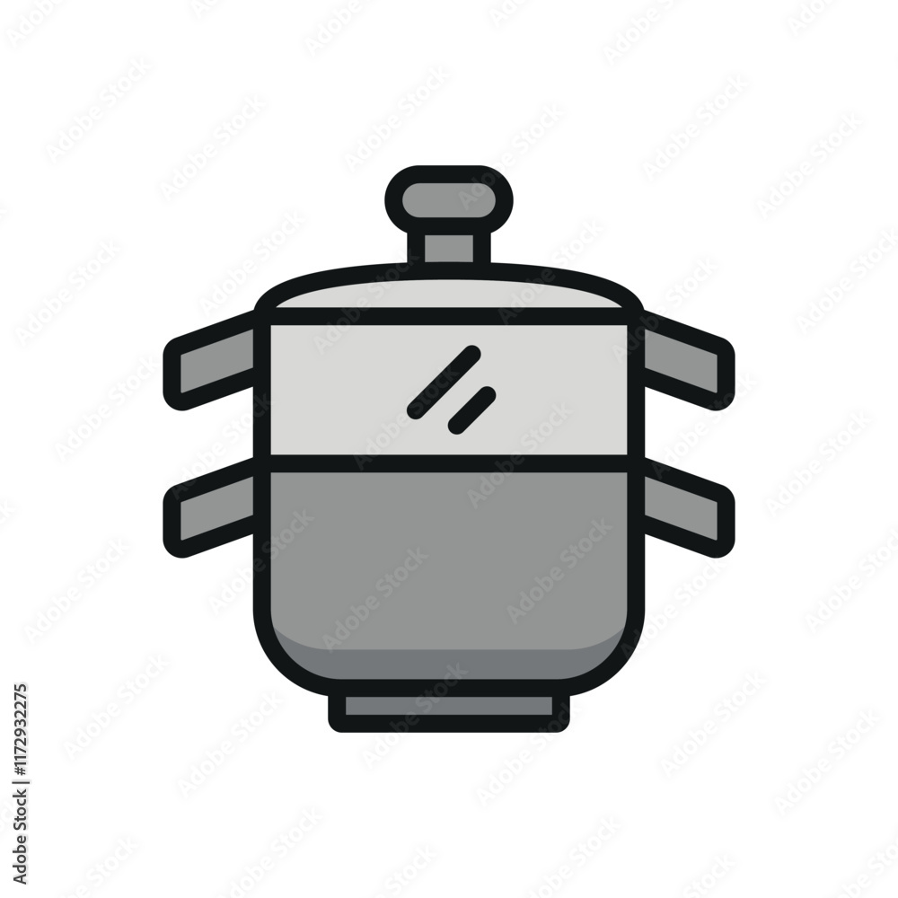 Obraz premium Stream cooking icon vector design templates simple and modern