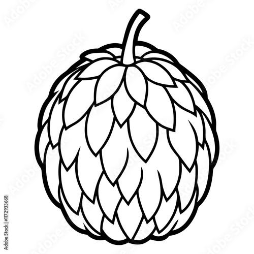 Elegant Balsam Apple Vector Art Design