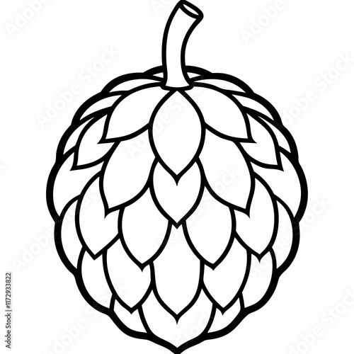 Elegant Balsam Apple Vector Art Design