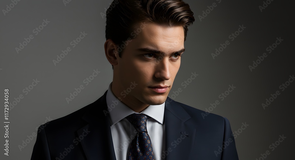 ia generated, portrait of a handsome young man ia generated, portrait of a handsome young man