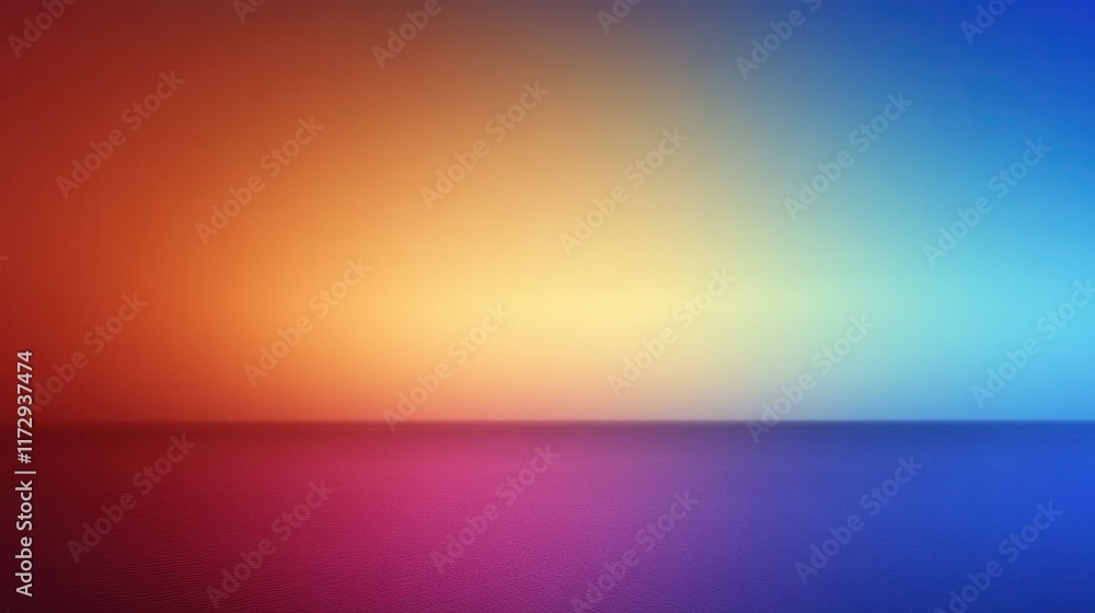 Abstract gradient ocean horizon at sunset Abstract gradient ocean horizon at sunset