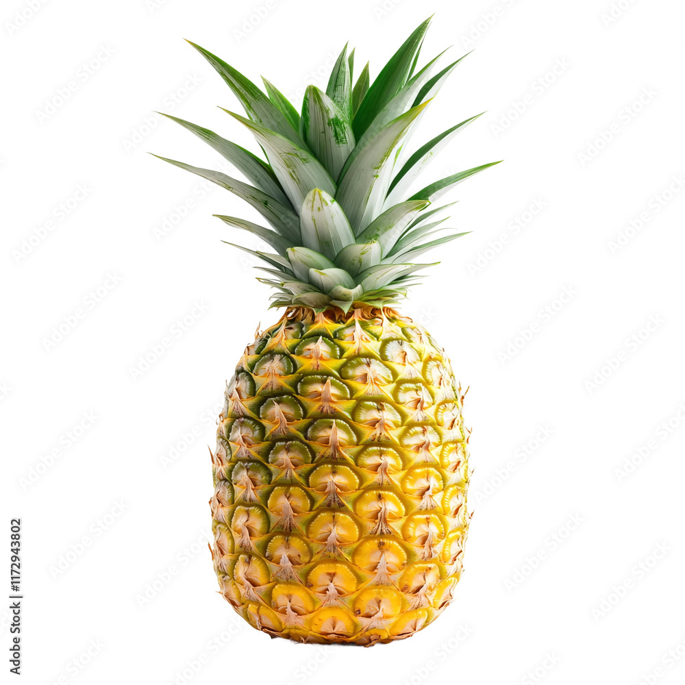 pineapple tropical fruit fresh sweet isolated on a white background pineapple tropical fruit fresh sweet isolated on a white background