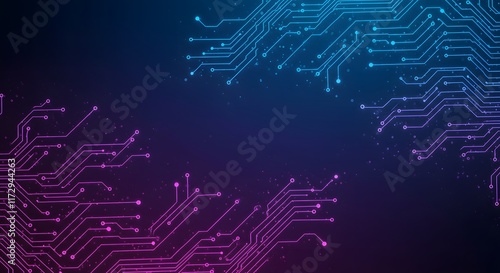 ia generated. circuit board background
