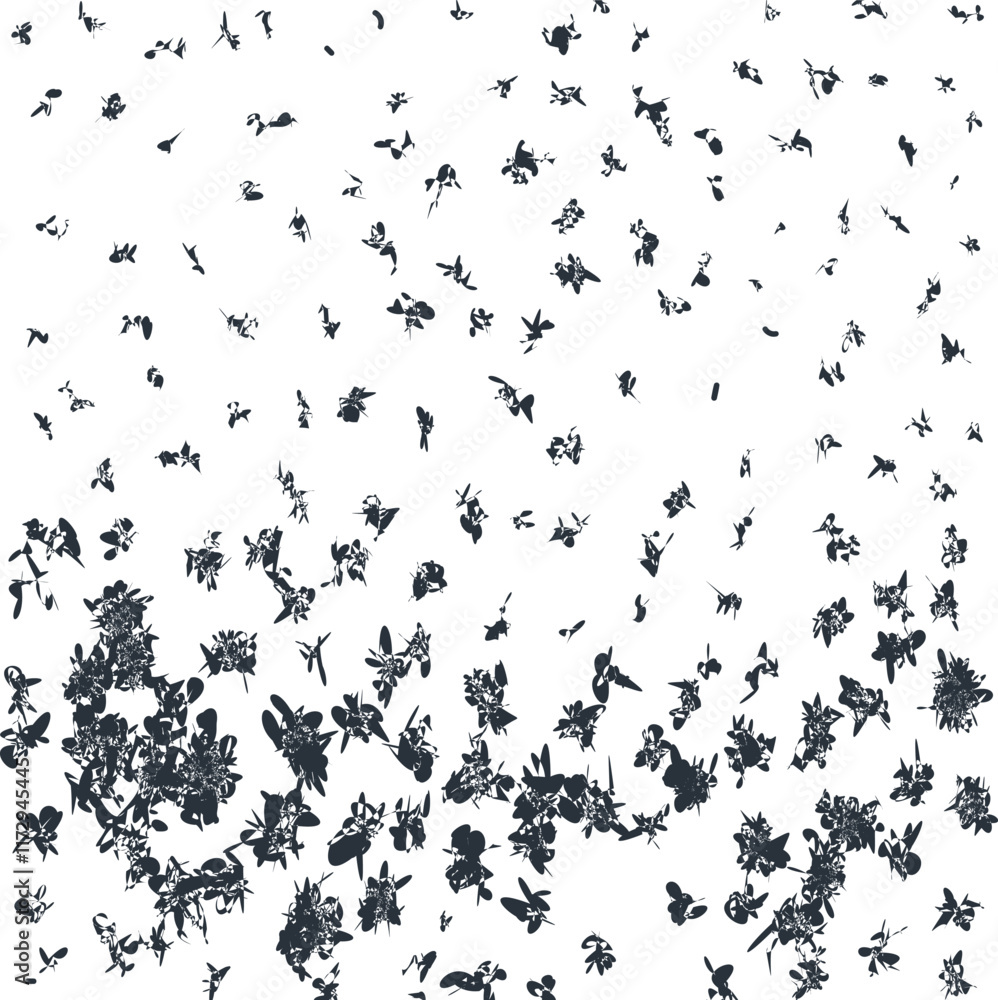 The texture consists of visual noise in the form of sharp spots, compacted towards the bottom of the canvas. The texture consists of visual noise in the form of sharp spots, compacted towards the bottom of the canvas.