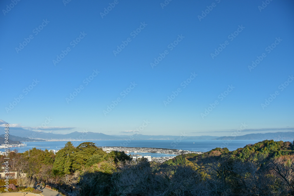 日本平から眺める駿河湾の風景 日本平から眺める駿河湾の風景