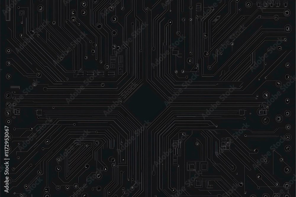 Abstract close-up of a glowing blue digital circuit board, showcasing intricate connections and technological design on a black background.
Abstract close-up of a glowing blue digital circuit board, showcasing intricate connections and technological design on a black background.