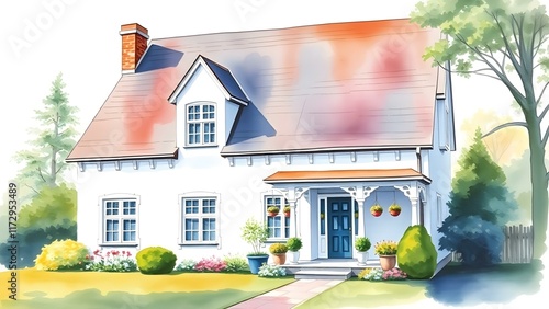 house on the house scenery design