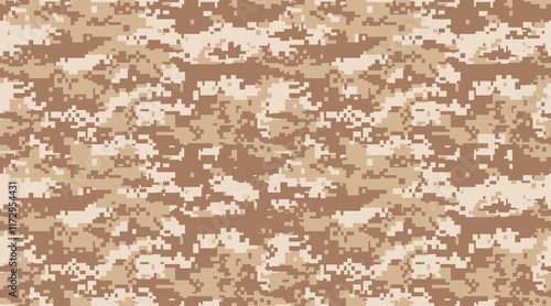 Print camouflage military texture background soldier repeated seamless sand