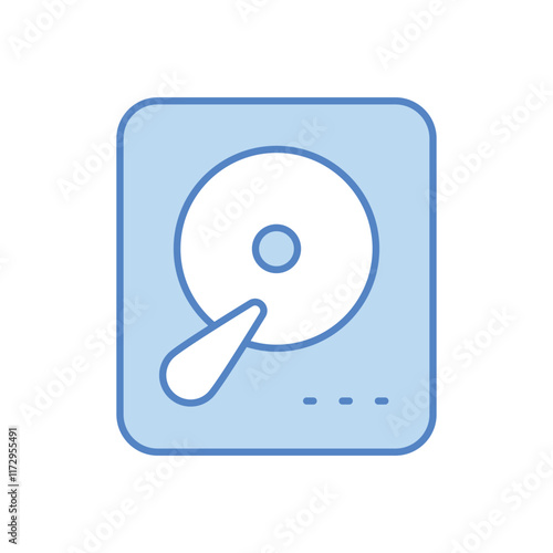 Hard Drive icon. Computer hardware icon design. vector graphic