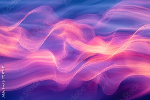 Wallpaper Mural Abstract Pink and Purple Wave Pattern Design Torontodigital.ca