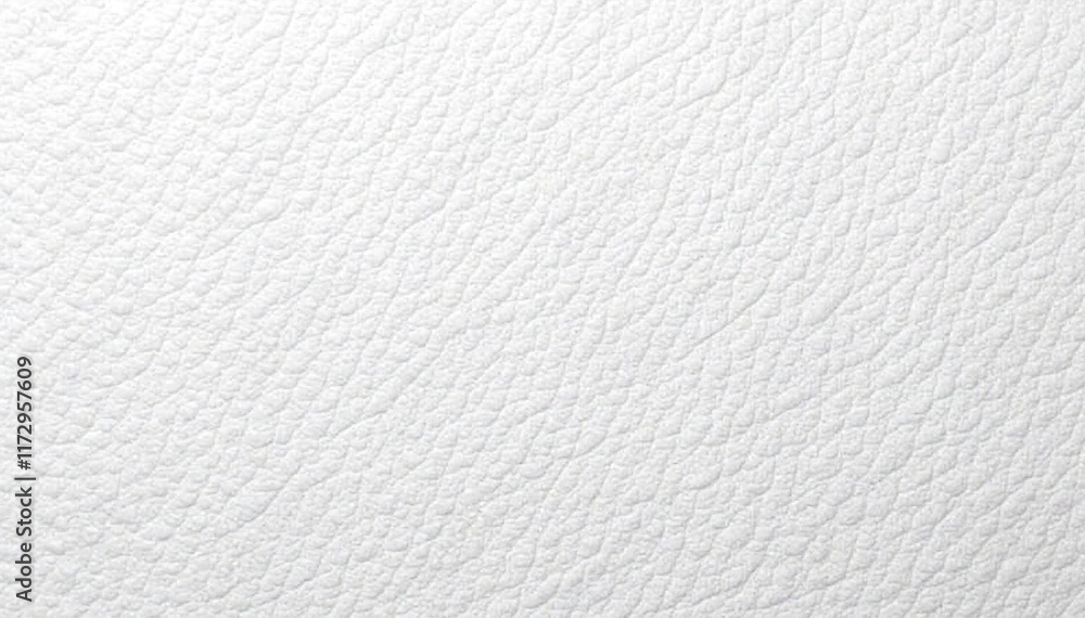 Fototapeta premium White leather surface with visible stitching details, surface, thread, weave