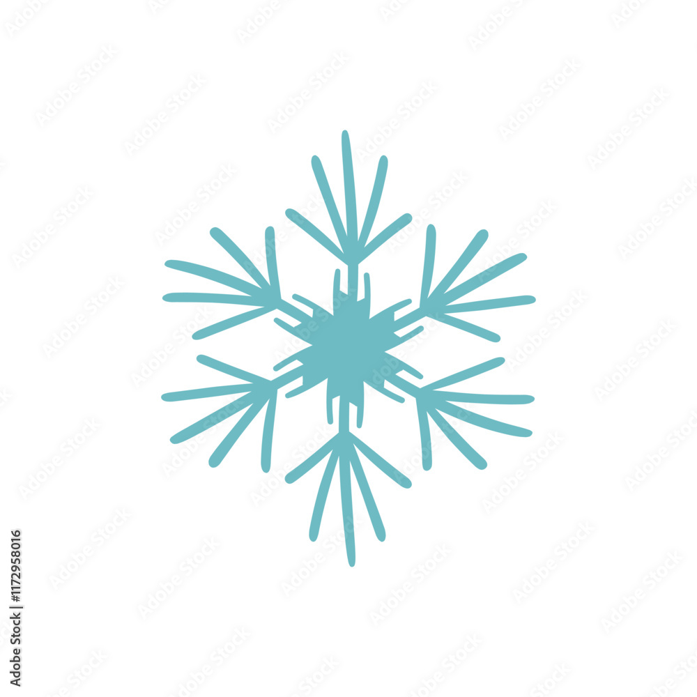 Blue template snowflake with shadow. Isolated snowflakes icon, round mandala. Winter Holiday cartoon flat illustration. Merry Christmas and New year Vector. Hand draw style. Blue template snowflake with shadow. Isolated snowflakes icon, round mandala. Winter Holiday cartoon flat illustration. Merry Christmas and New year Vector. Hand draw style.