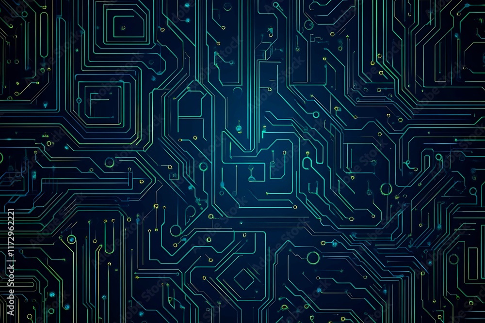 Abstract close-up of a glowing blue digital circuit board, showcasing intricate connections and technological design on a black background.
Abstract close-up of a glowing blue digital circuit board, showcasing intricate connections and technological design on a black background.