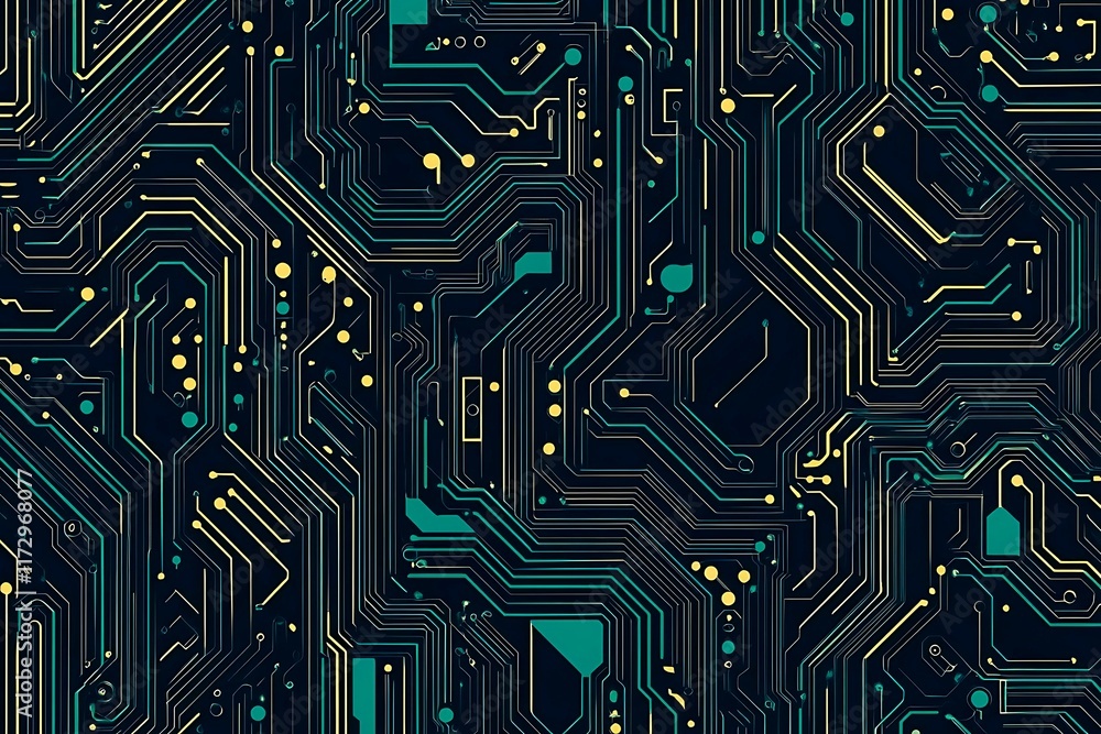 Abstract close-up of a glowing blue digital circuit board, showcasing intricate connections and technological design on a black background.
Abstract close-up of a glowing blue digital circuit board, showcasing intricate connections and technological design on a black background.