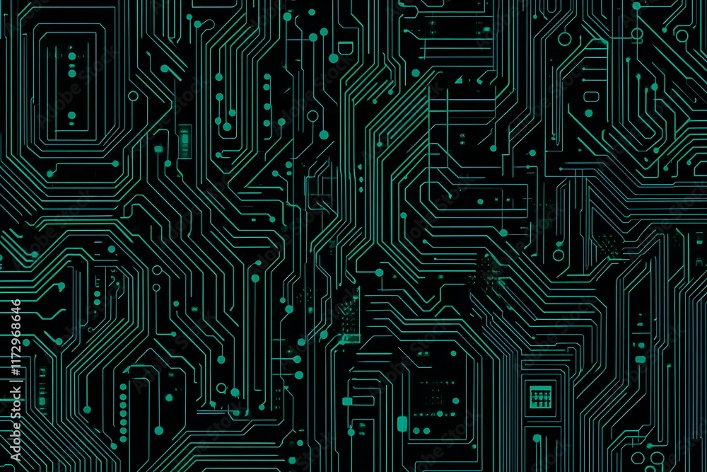 Abstract close-up of a glowing blue digital circuit board, showcasing intricate connections and technological design on a black background.
Abstract close-up of a glowing blue digital circuit board, showcasing intricate connections and technological design on a black background.