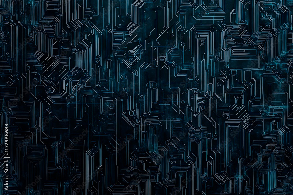 Abstract close-up of a glowing blue digital circuit board, showcasing intricate connections and technological design on a black background.
Abstract close-up of a glowing blue digital circuit board, showcasing intricate connections and technological design on a black background.