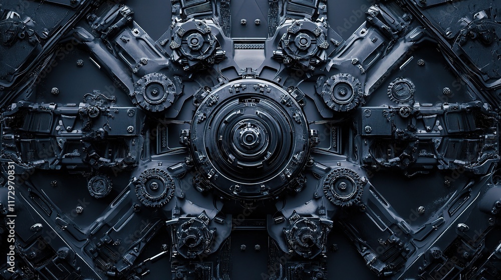 Abstract Mechanism Gearwheel Background for Creative Projects Abstract Mechanism Gearwheel Background for Creative Projects