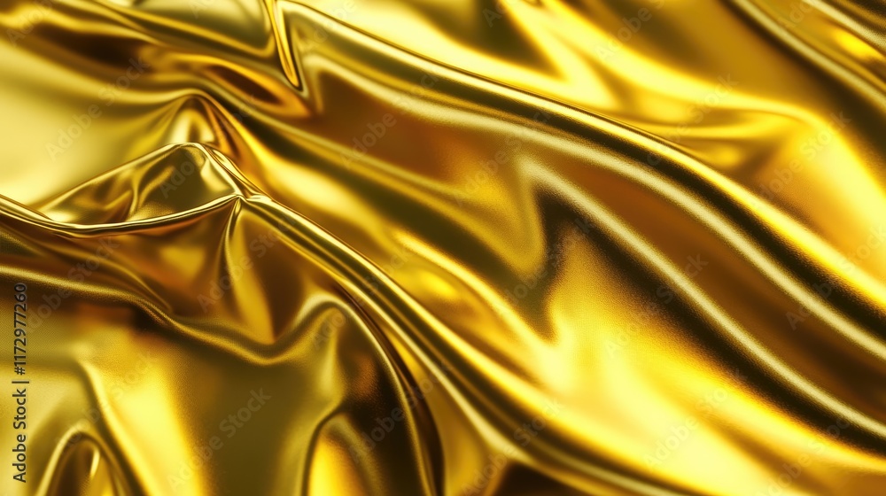 Fototapeta premium Gold texture background, shiny golden texture, shiny gold foil, shiny golden gradient, shiny golden metallic foil wallpaper, shiny metallic wrapping paper bright yellow wall paper wallpaper .banner