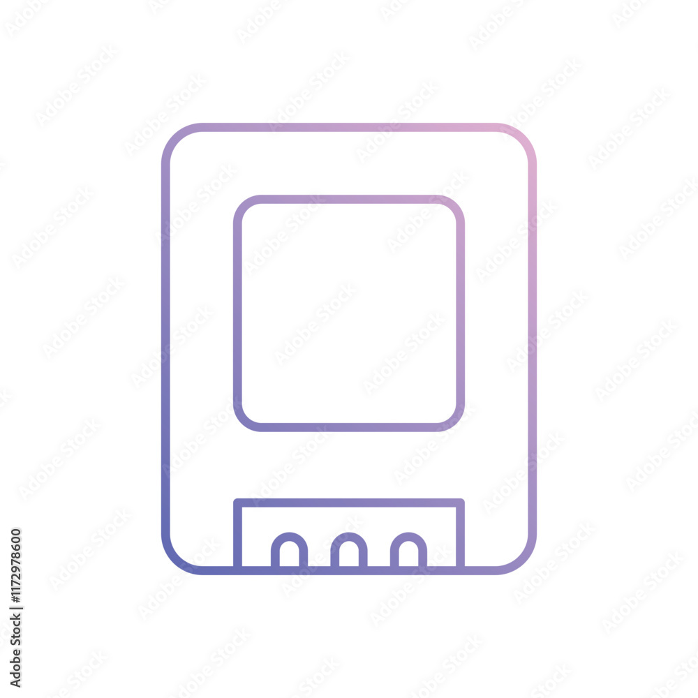 Ssd icon. Computer hardware icon design. vector graphic Ssd icon. Computer hardware icon design. vector graphic