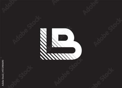 LB logo desing and monogram logo
