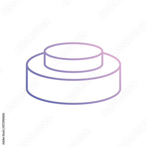 Cpu Cell icon. Computer hardware icon design. vector graphic