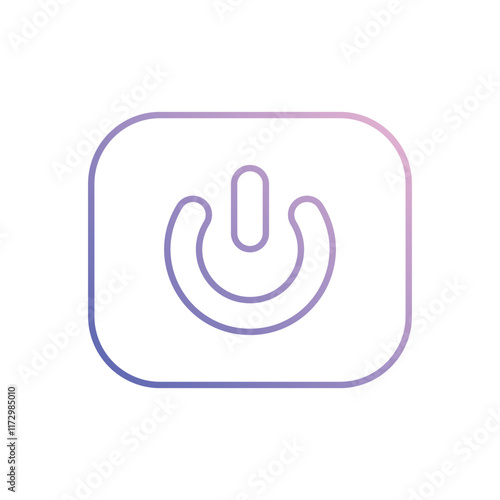 Reset Button icon. Computer hardware icon design. vector graphic