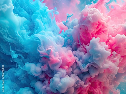 Abstract Sky Blue & Bubblegum Pink Urban Exploration Background - High-Resolution PNG Image