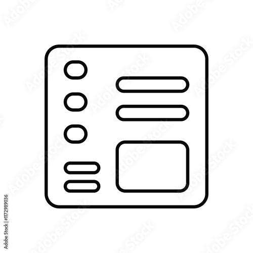 Motherboard icon. Computer hardware icon design. vector graphic